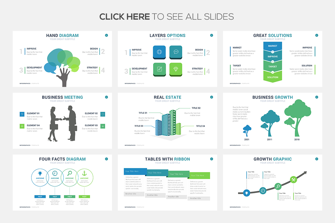 Business Infographic Template - PowerPoint Template - Keynotes Themes - Google Slides
