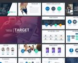 Target Minimal PowerPoint Template - Keynote Theme - Google Slides
