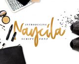 01 - Naycilla Script Font Demo